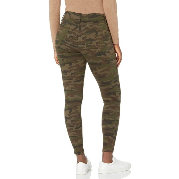 AMAZON ESSENTIALS Women’s Olive Camo Pull-On Knit Jegging Pants S Short - Picture 2 of 15